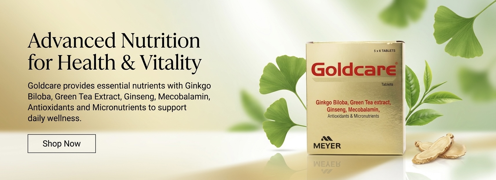 Goldcare — advanced nutrition for health and vitality. Shop vitamins.