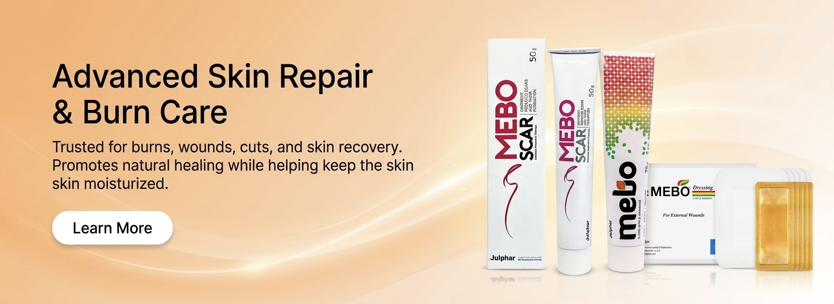 MEBO — advanced skin repair and burn care. Shop MEBO.