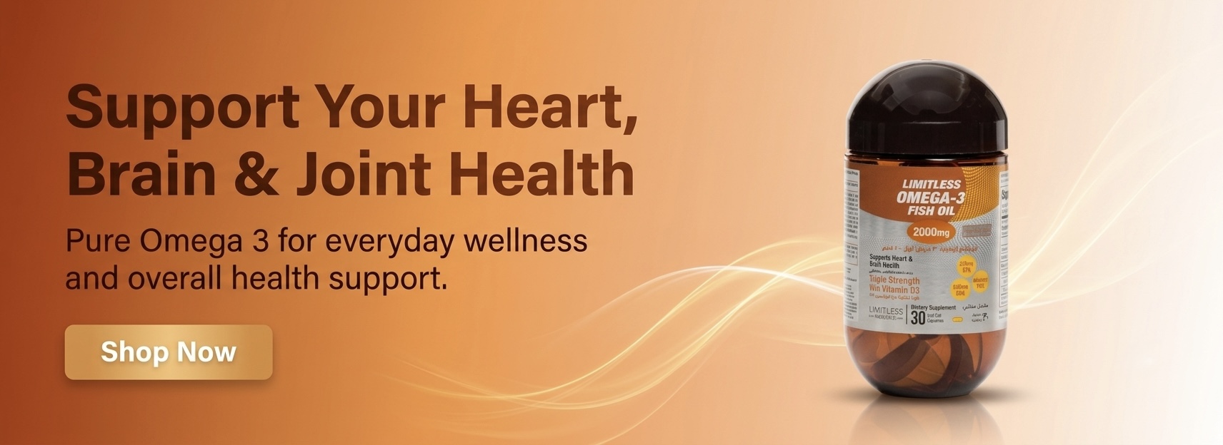Limitless Omega-3 — supports heart, brain and joint health. Shop supplements.